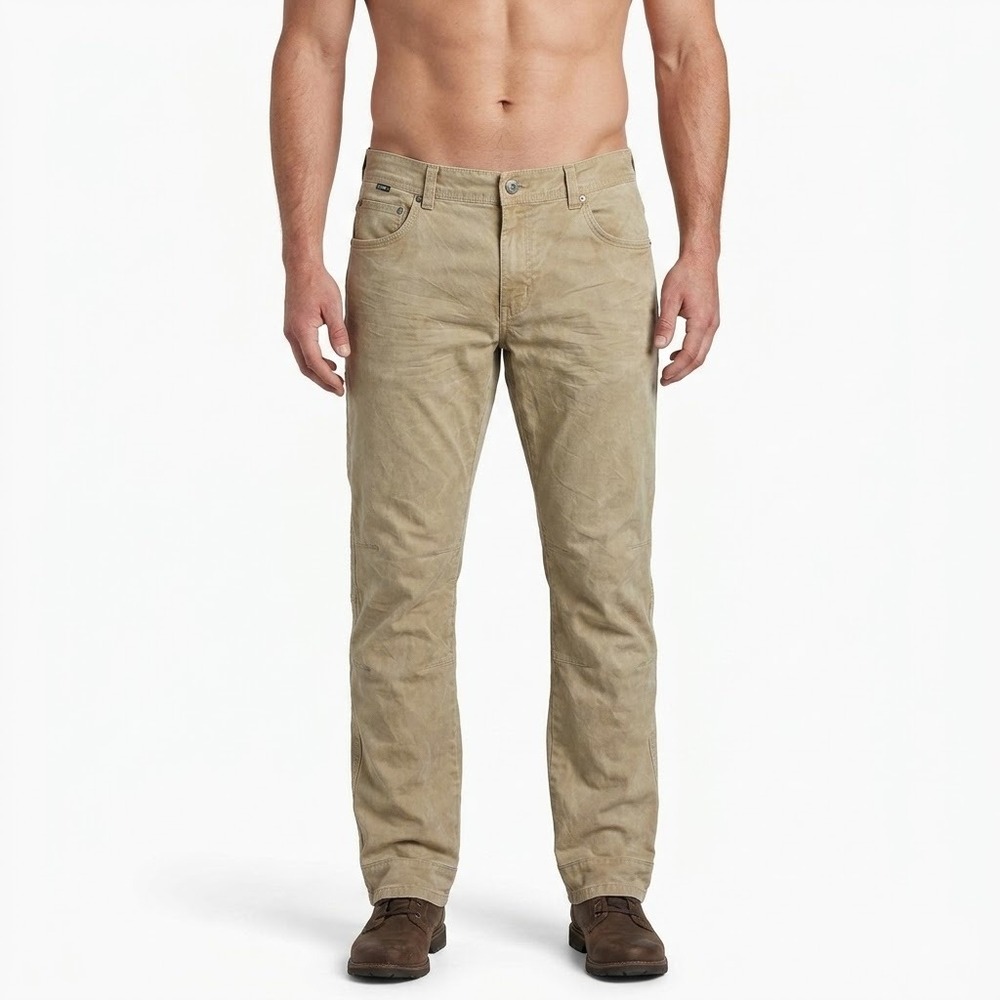 Kuhl Rydr Pants Mens 40x34 Khaki Tan Rugged Hiking Work Outdoor Gorpcore Rugged
